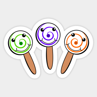 Lollipop Lollipop (Secondary colours) Sticker